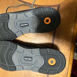 BOGS Black and Orange Sole Boots